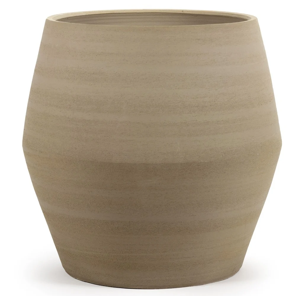Costruisci vaso da fiori beige L