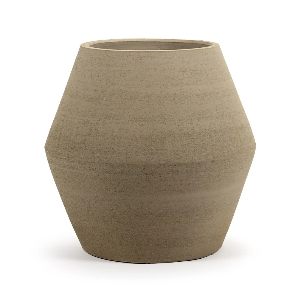Costruisci vaso da fiori beige S