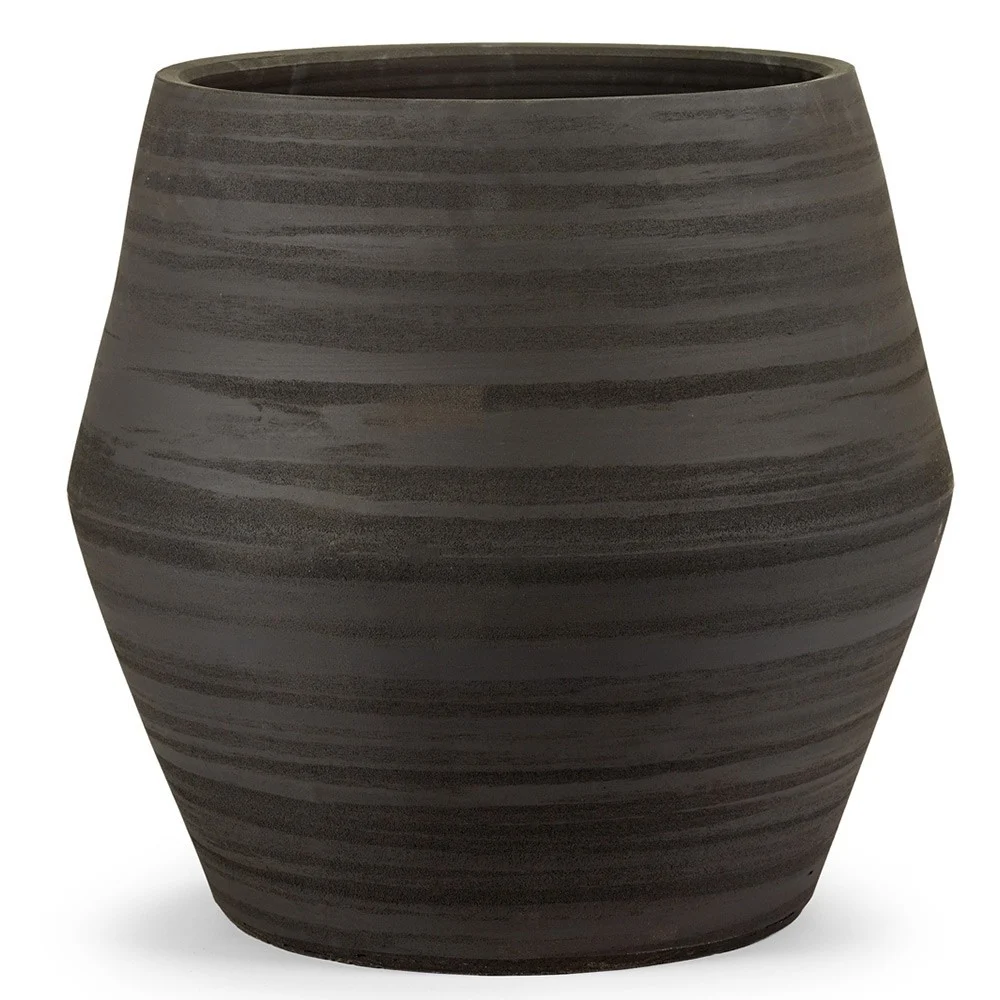 Costruisci vaso da fiori nero L