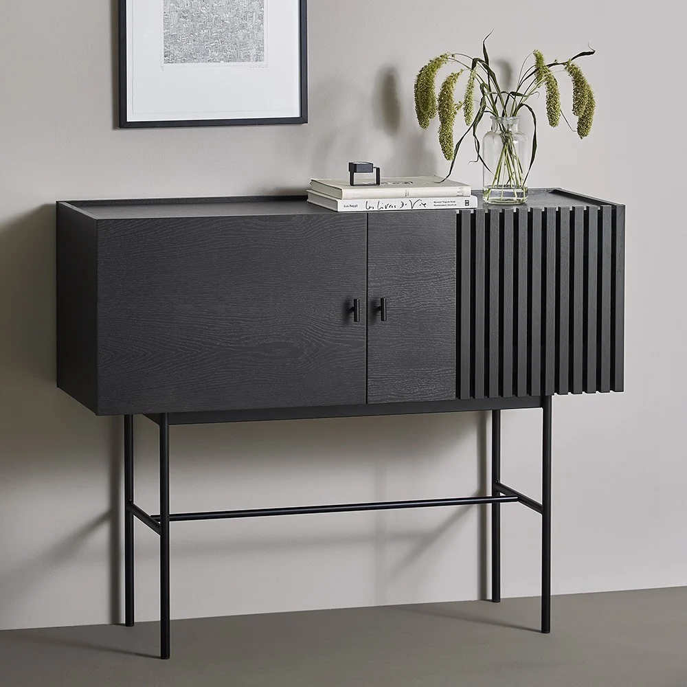 Credenza Array nera 120 cm