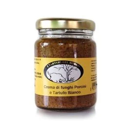 CREMA DI PORCINI E TARTUFO BIANCO 80 GR