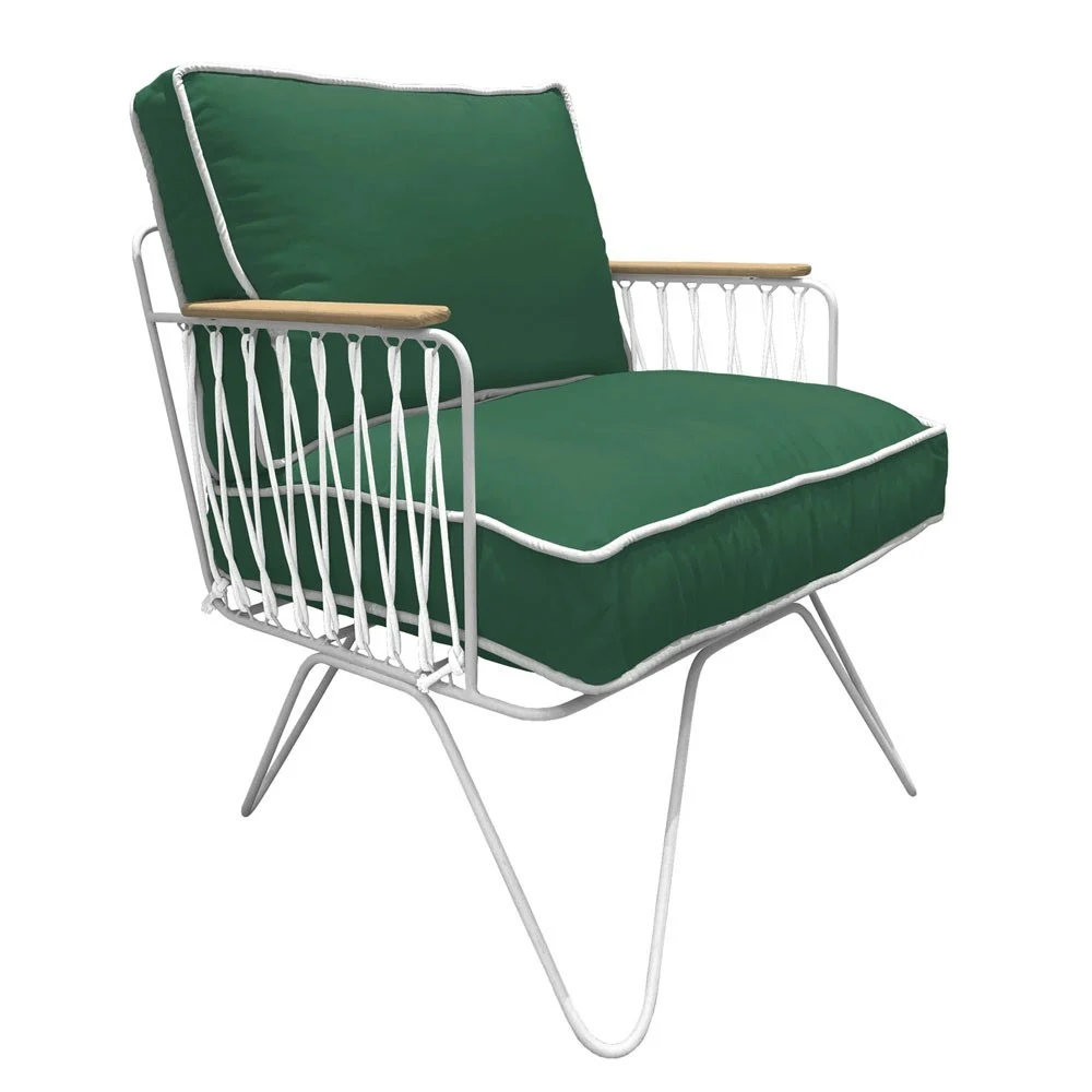 Croisette Poltroncina per esterni verde erba