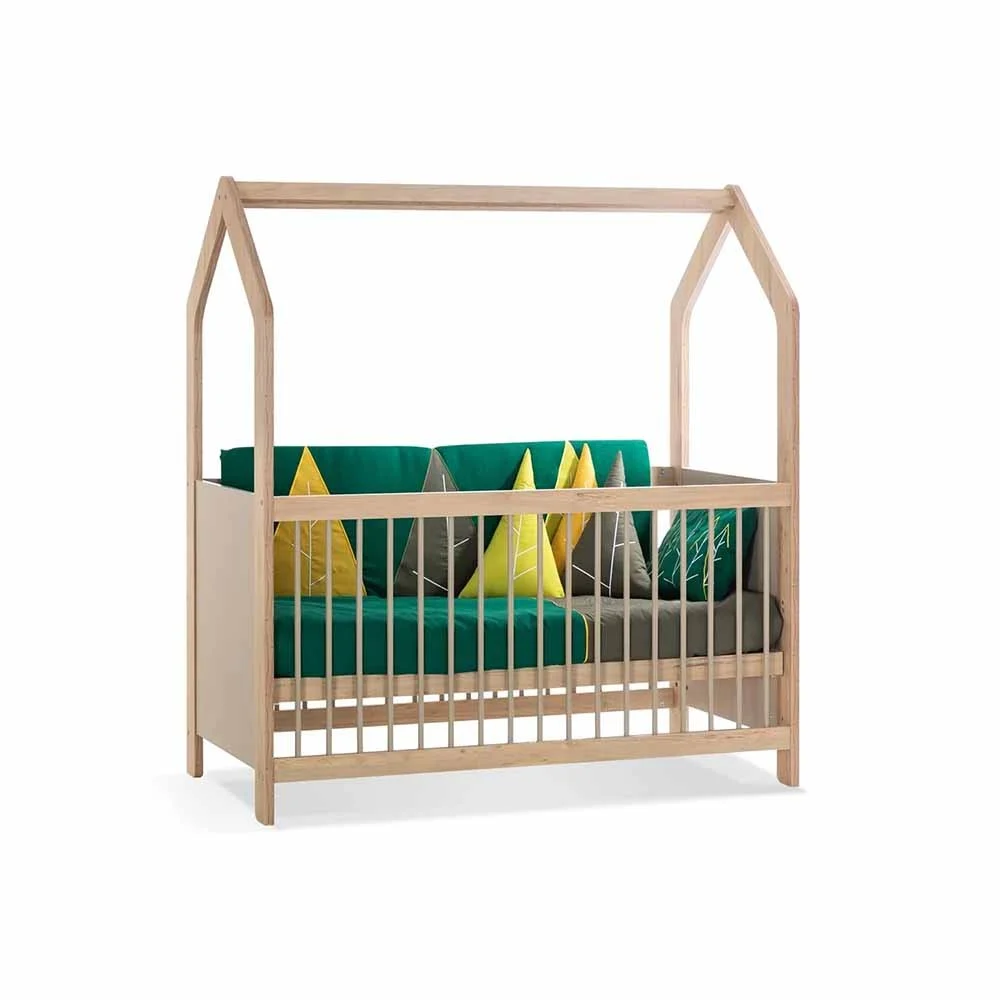 Culla funzionale Linea My House cm 70x140 a forma di casetta