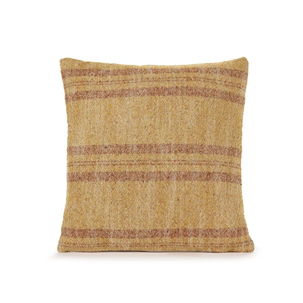 Cuscino decorativo per interni ocra Bea Mombaers S