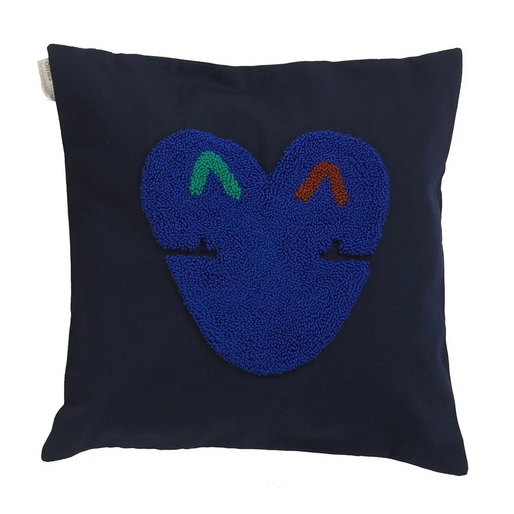 Cuscino Nido Kukuy blu notte