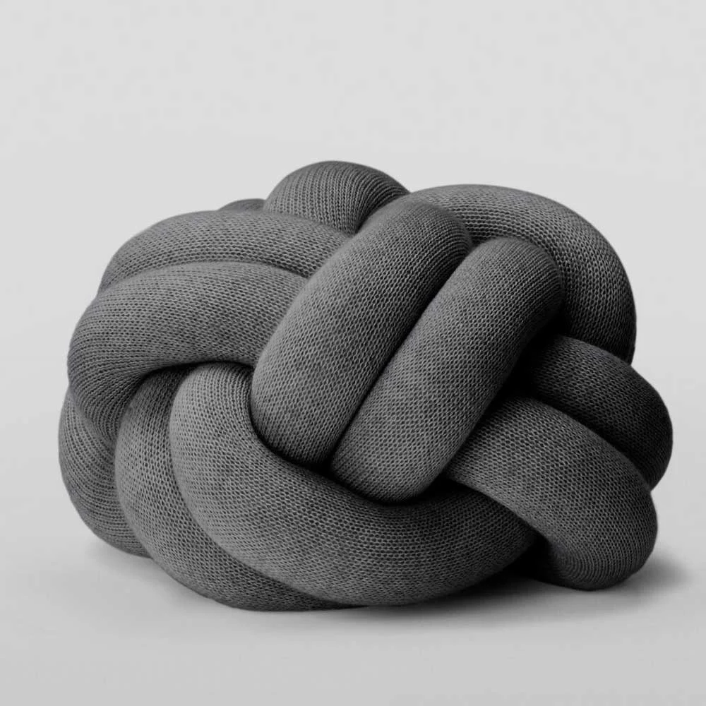 Cuscino nodo grigio