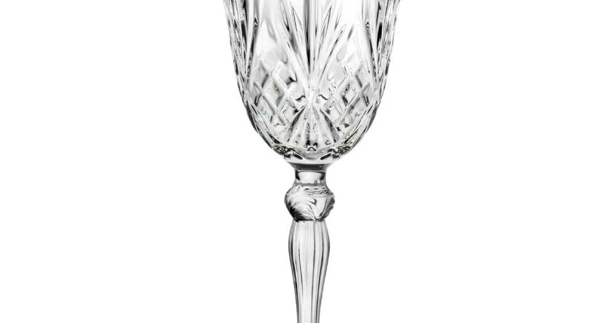 12 Calici Vino, Acqua, Cocktail in Cristallo Ecologico Stile Vintage - Cantabile