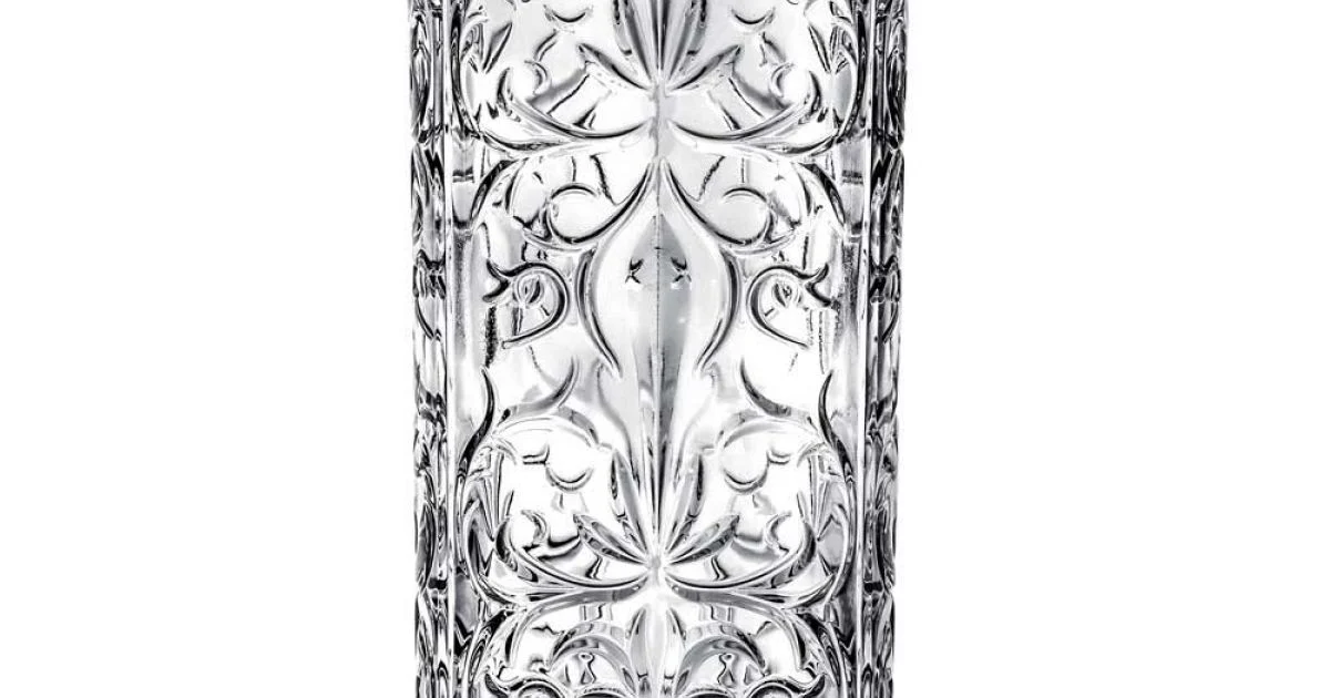 12 Tumbler Alti Bicchiere Highball Cocktail o Acqua Decorato di Lusso - Destino