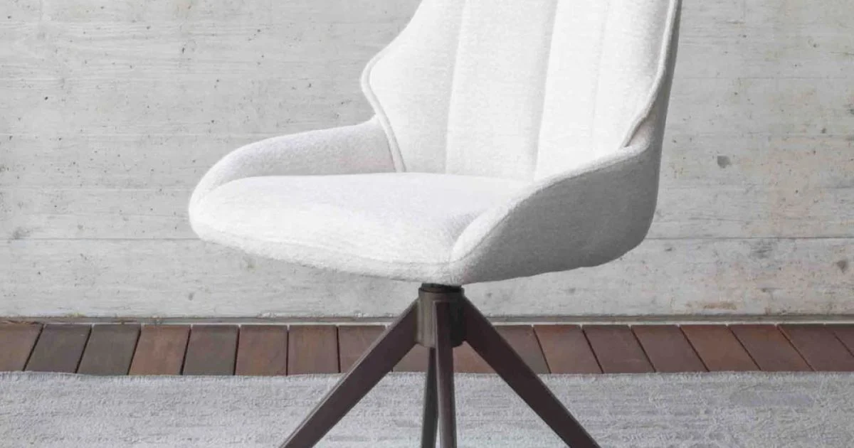 2 Sedie da Interno Metallo Bronzo Seduta Tessuto Bliss - Varen