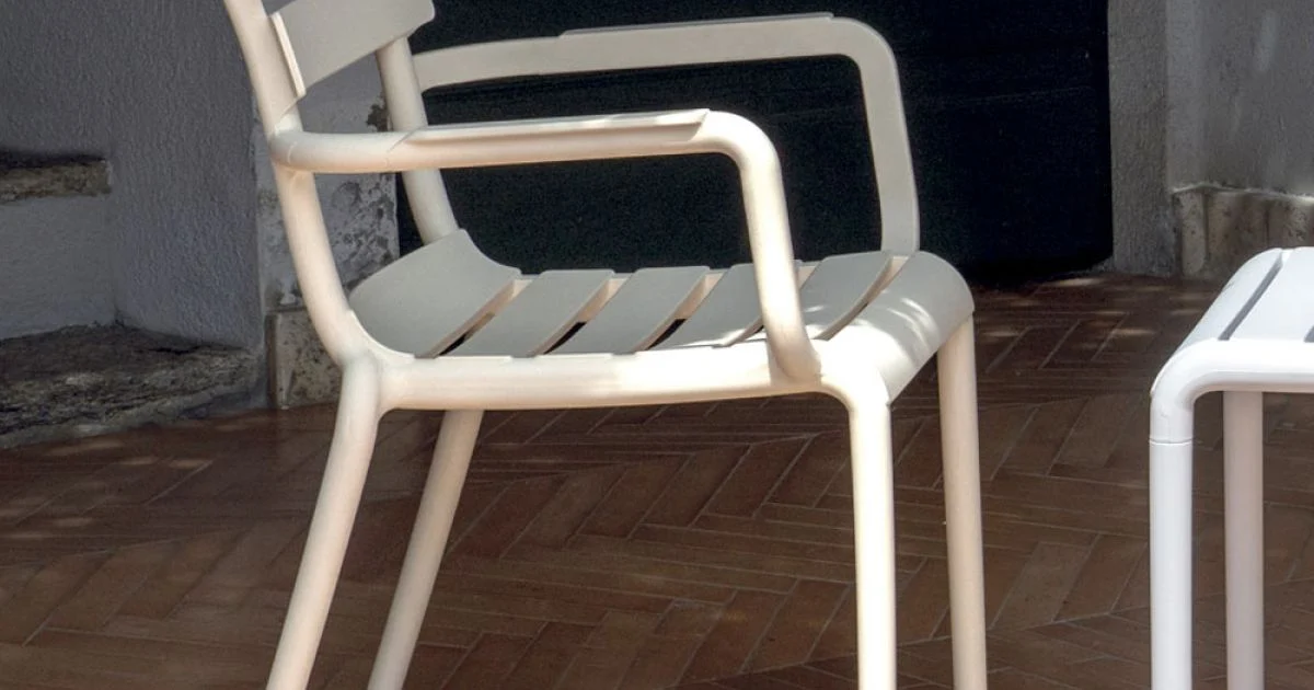 4 Sedie da Giardino in Polipropilene Resistente ai Raggi UV - Amarillis