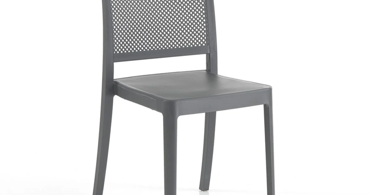 4 Sedie Indoor e Outdoor Impilabili in Polipropilene - Pavone