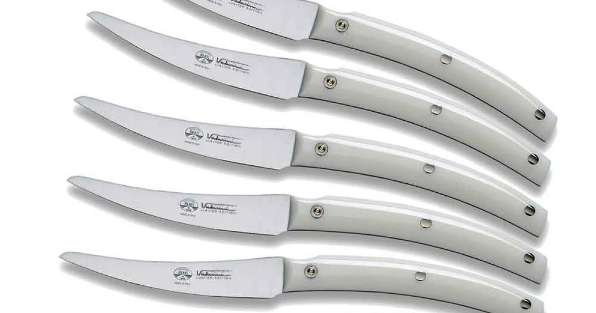 6 Coltelli da Tavola Made in Italy, Berti in Esclusiva per Viadurini - Alonte