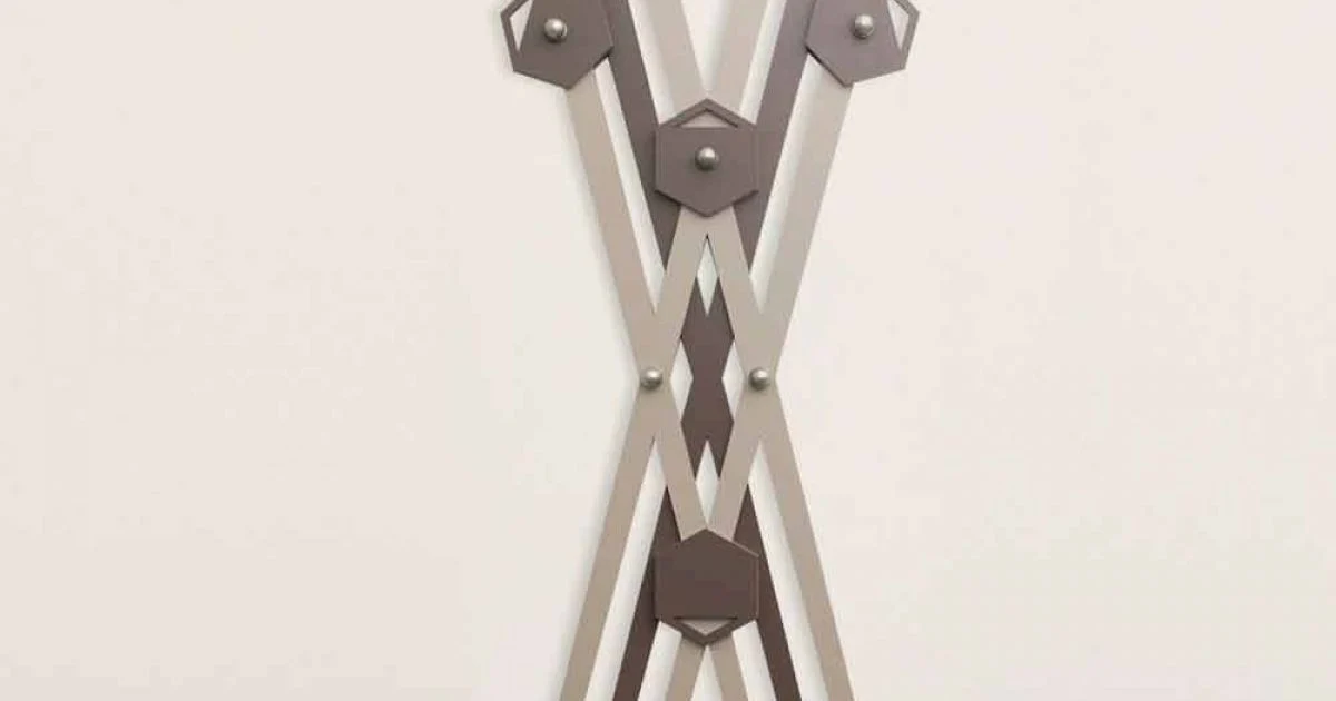 Appendiabiti a Muro Design Moderno Legno Colorato per Ingresso - Picasso