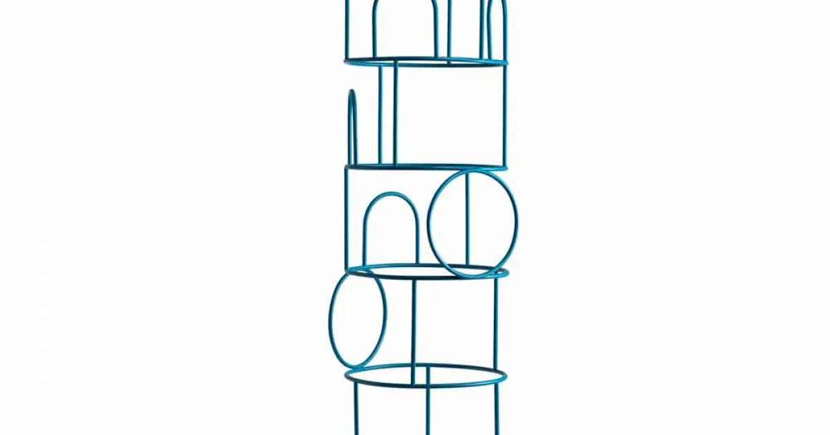 Appendiabiti da Terra di Design in Acciaio Colorato Made in Italy - Vituzzo