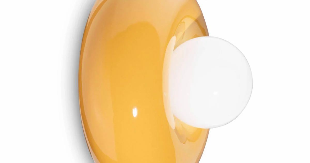Applique con Diffusore in Vetro Opalino Made in Italy - Bumbum