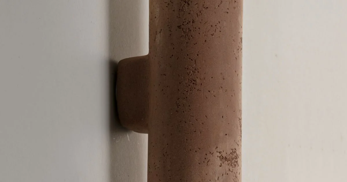 Applique da Esterno in Argilla Colorata e PMMA Made in Italy - Toscot Hans