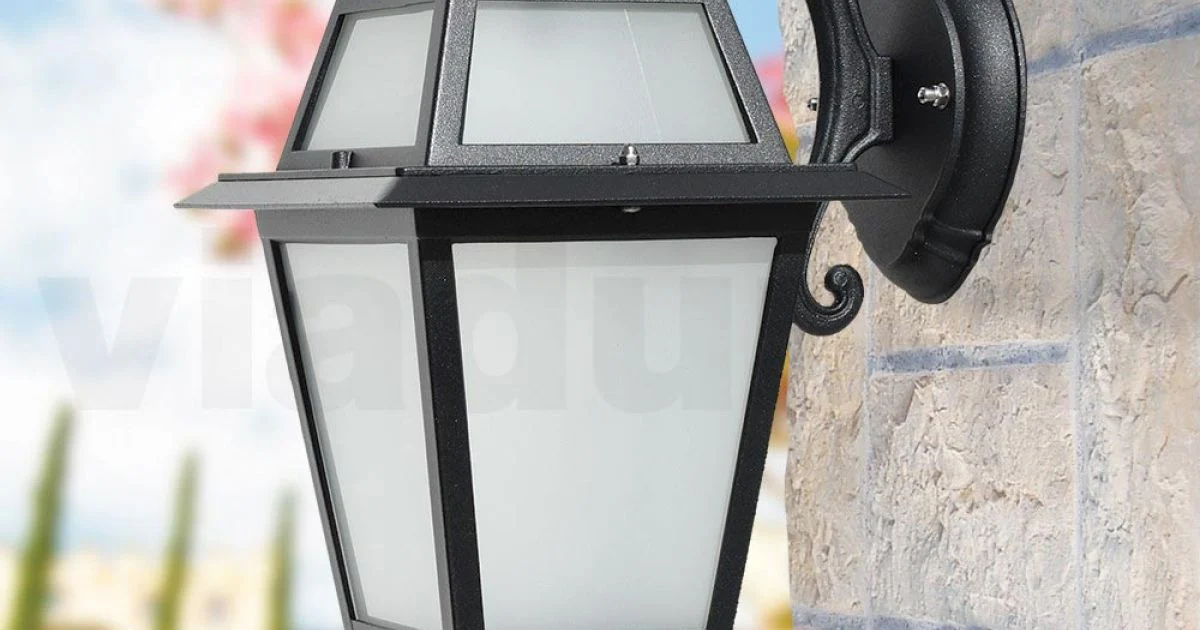 Applique da Muro Outdoor in Alluminio Pressofuso e Vetro Made in Italy - Elric