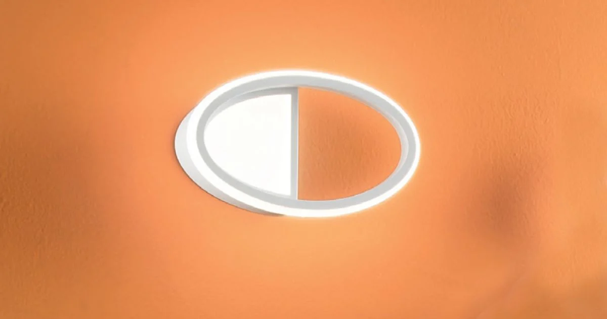 Applique da Parete con Struttura in Metallo Bianco o Oro a LED - Raissa