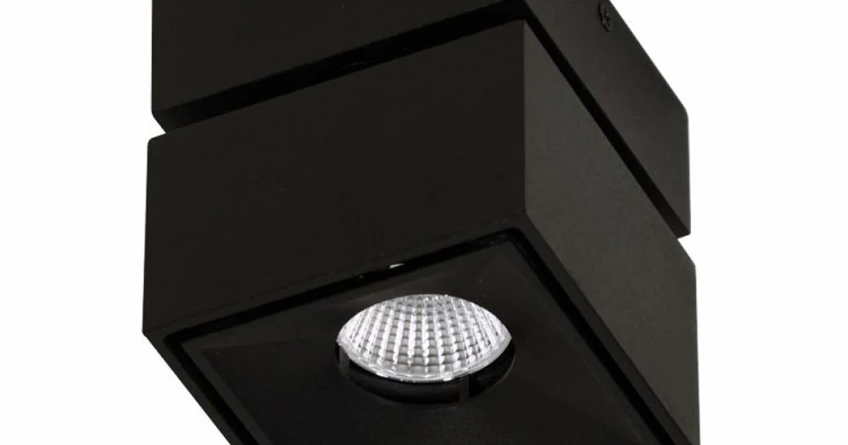 Faretto a Led da Parete o Soffitto in Alluminio Bianco o Nero - Vernon