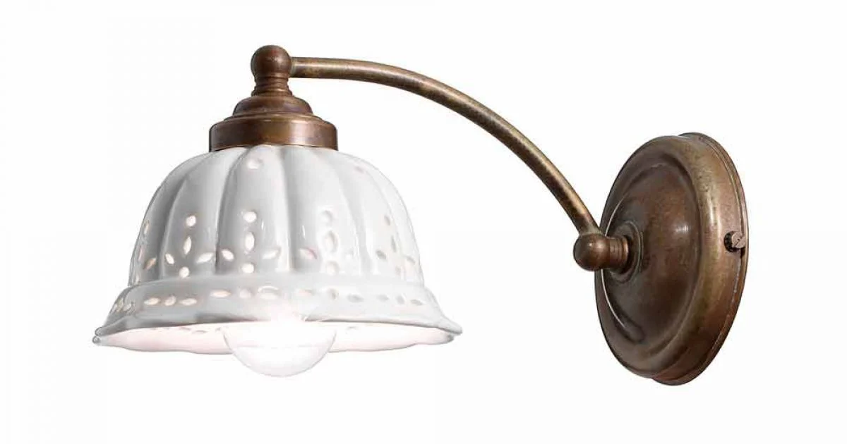 Applique in ceramica design liberty Anita Il Fanale