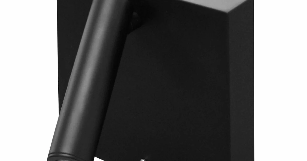 Faretto Applique a Led Orientabile in Alluminio con Porte USB - Paola
