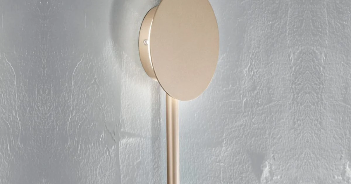 Applique LED di Design Moderno in Metallo Bianco, Nero o Oro - Lancetta