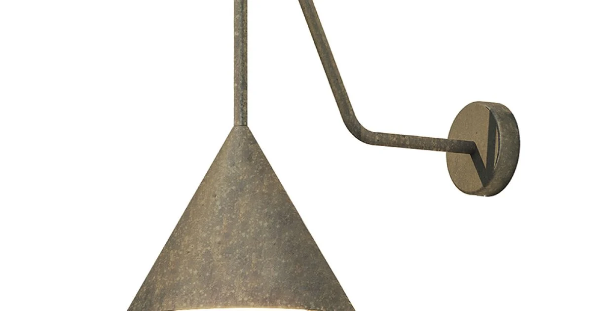 Applique Outdoor in Vetro e Ottone Made in Italy - Pioggia