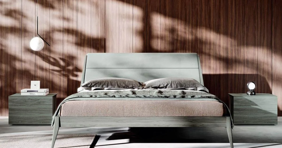 Camera da Letto Matrimoniale a 4 Elementi Arredamento Made in Italy - Lucania