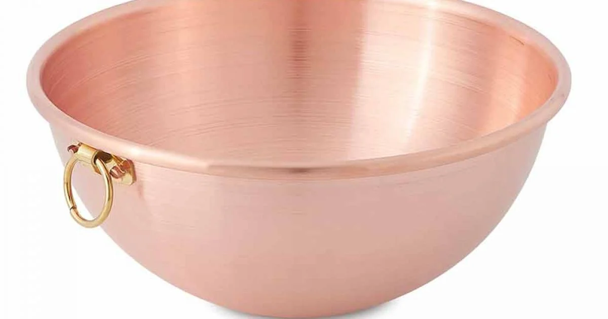 Bastardella Semisferica in Rame Massiccio con Anello 22 cm - Giampiero