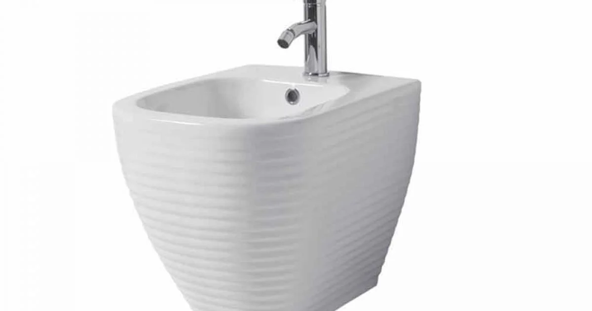 Bidet da Terra in Ceramica Smaltata Bianca o Colorata Trabia