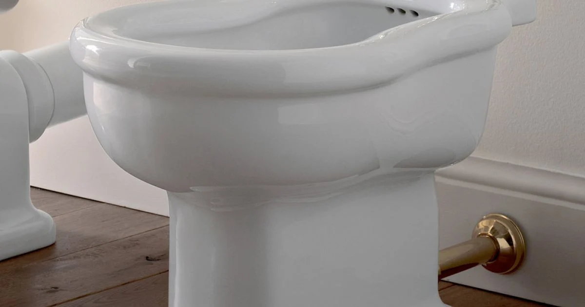 Bidet Vintage da Terra di Design in Ceramica Bianca Made in Italy – Paulina