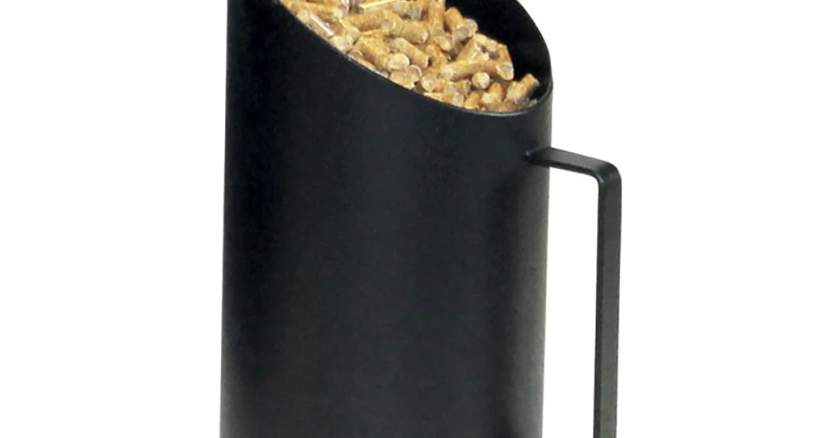 Brocca per Dosare il Pellet con Manico in Metallo Made in Italy - Yurt