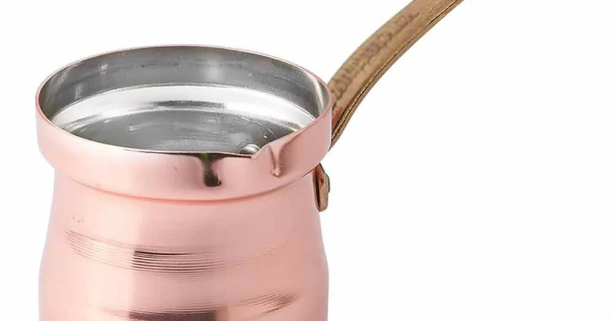Caffettiera Turca in Rame Stagnato a Mano Design Made in Italy - Gianlorenzo