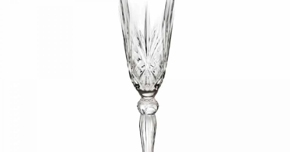 Calice Flute Bicchiere in Cristallo Ecologico per Champagne 12 Pezzi - Cantabile
