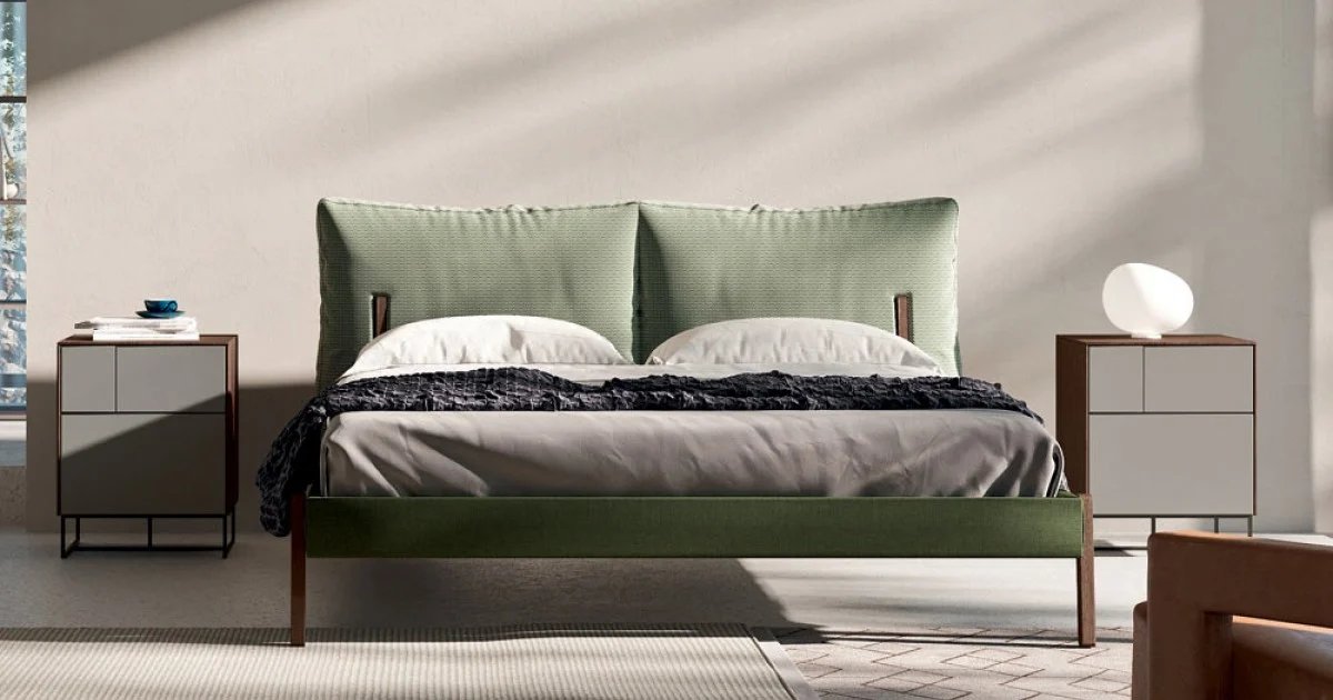 Camera da Letto Completa a 4 Elementi Moderni Realizzata in Italia - Shaila