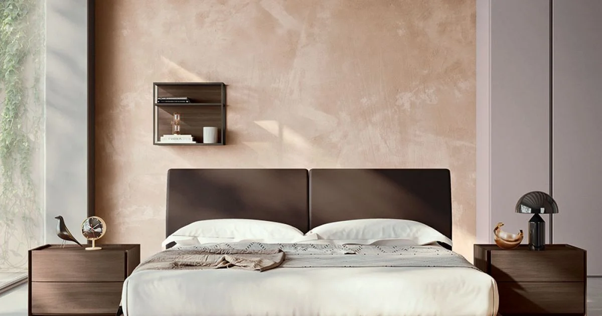 Camera da Letto Matrimoniale a 4 Elementi Realizzata in Italia di Lusso - Gamma