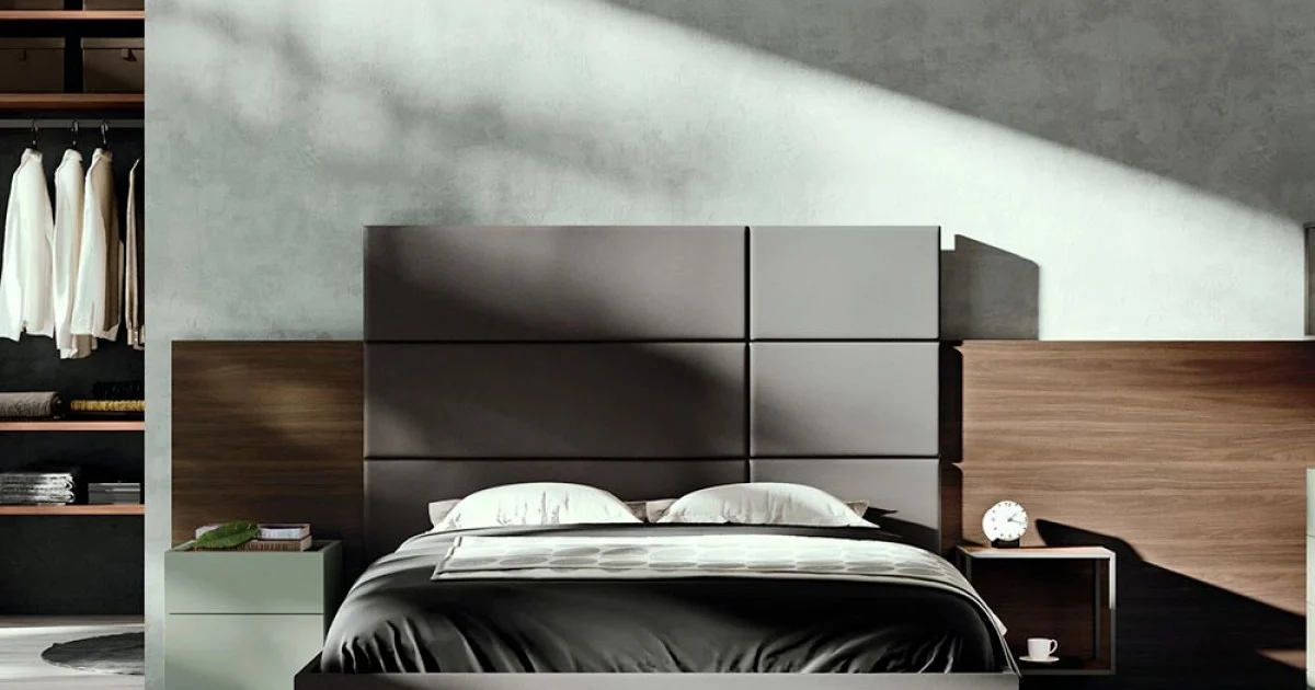 Camera da Letto Matrimoniale a 5 Elementi Made in Italy di Lusso - Smeraldo