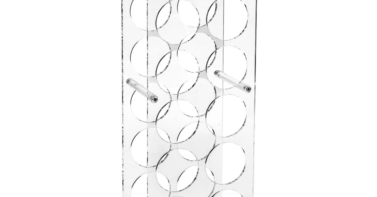 Cantinetta Porta Bottiglie Plexiglass Trasparente Made in Italy - Whines