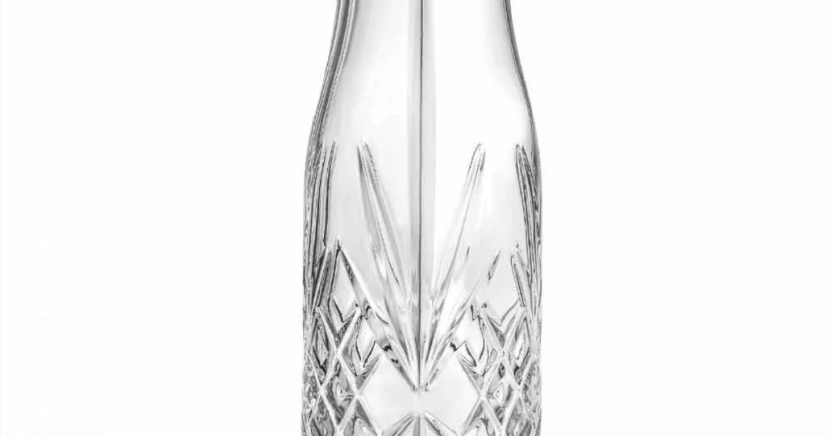 Caraffa per Acqua o Vino in Eco Cristallo Design Vintage 4 Pezzi - Cantabile