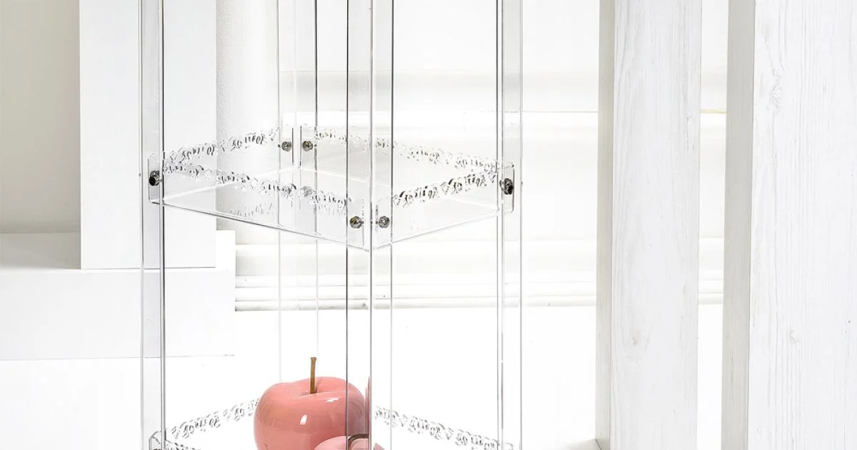 Carrello Porta Vivande in Plexiglass con Ripiani Made in Italy - Galatius