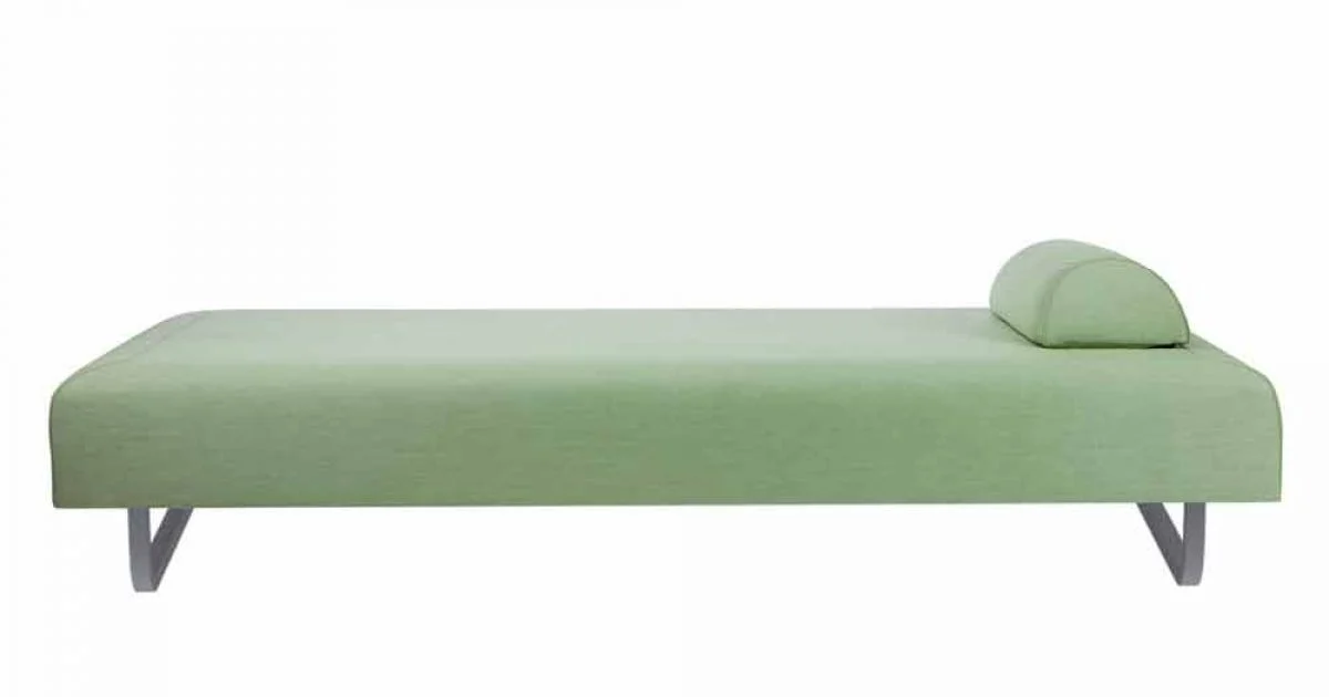 Chaise Longue da Esterno di Design in Metallo e Tessuto Made in Italy - Selia