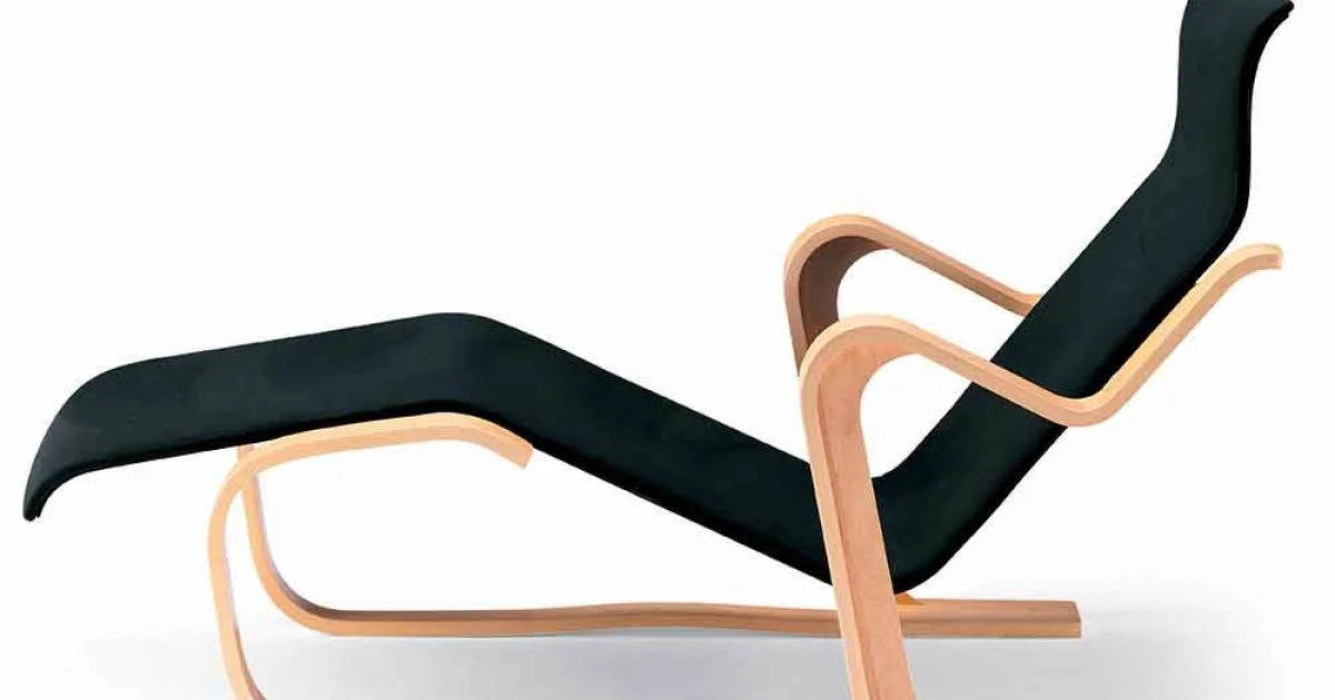 Chaise Longue in Legno con Seduta in Cotone Made in Italy - Formentera
