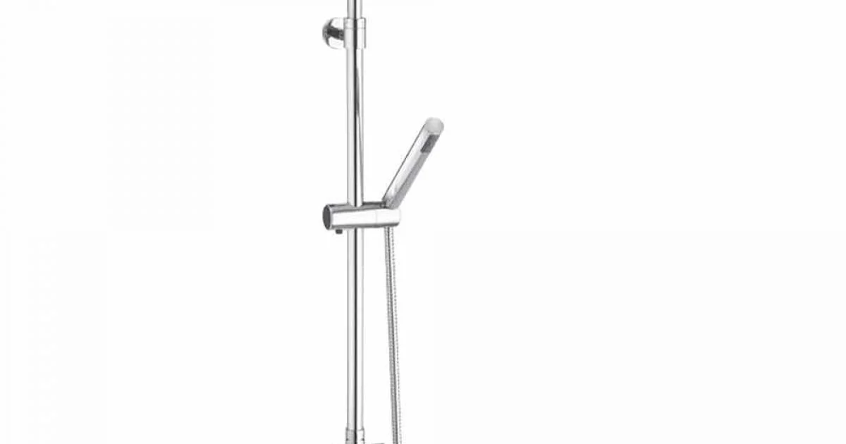 Colonna Doccia con Soffione Ultrasottile in Acciaio Made in Italy - Studio