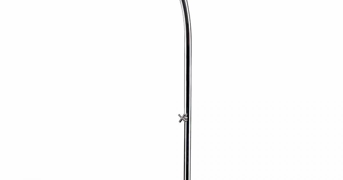 Colonna Doccia da Esterno in Acciaio con Soffione a Incasso Made in Italy - Yuki