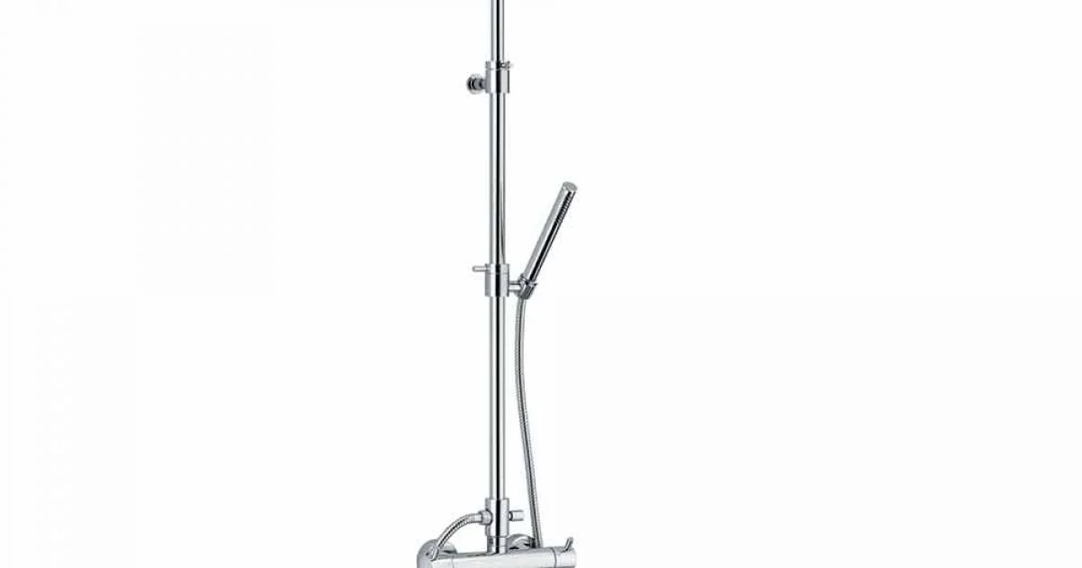 Colonna Doccia di Lusso in Ottone Finitura Cromata Made in Italy - Gallo