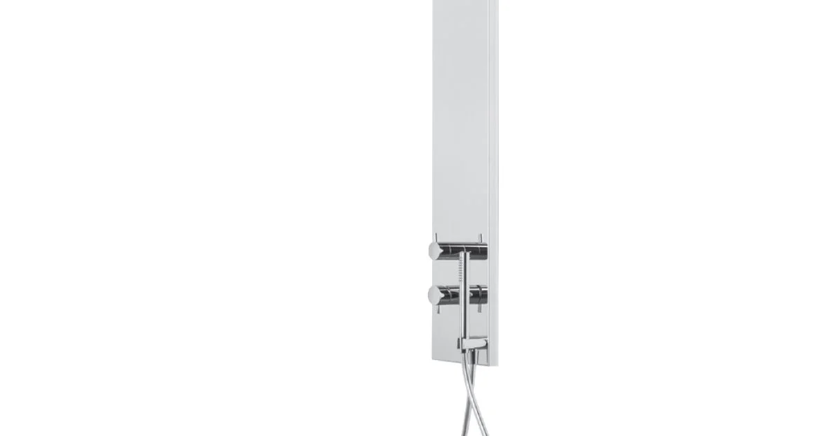 Colonna Doccia in Acciaio con Soffione a Pioggia Made in Italy - Sailor