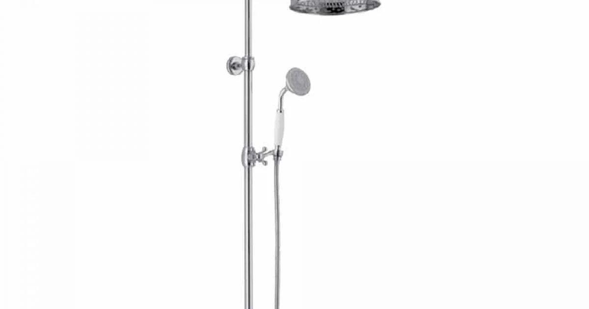 Colonna Doccia in Ottone con Soffione e Doccetta in Abs Made in Italy - Rimo