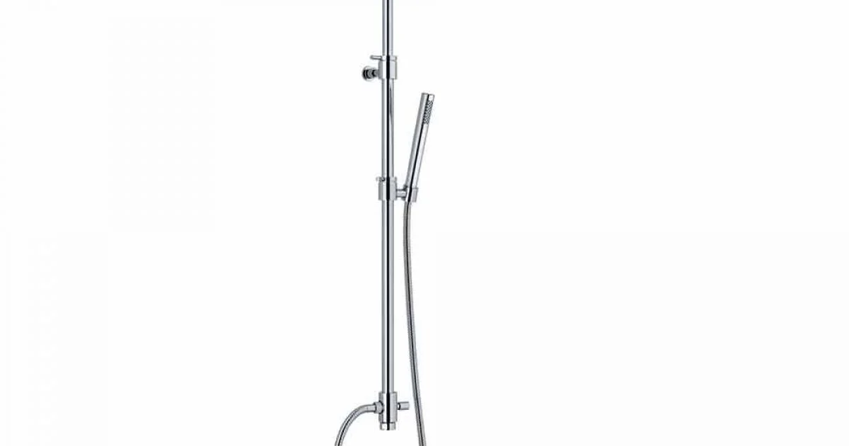Colonna Doccia in Ottone Cromato Telescopica e Orientabile Made in Italy - Naspo