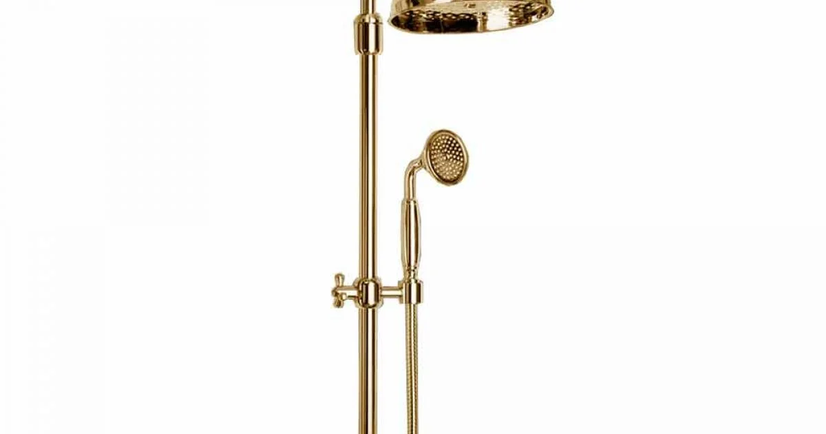 Colonna Doccia in Ottone Senza Miscelatore Design Classico Made in Italy - Yunda