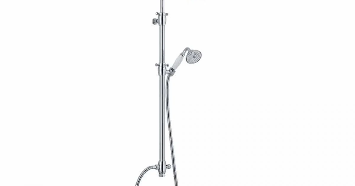 Colonna Doccia Telescopica in Ottone Design Classico Made in Italy - Nesto